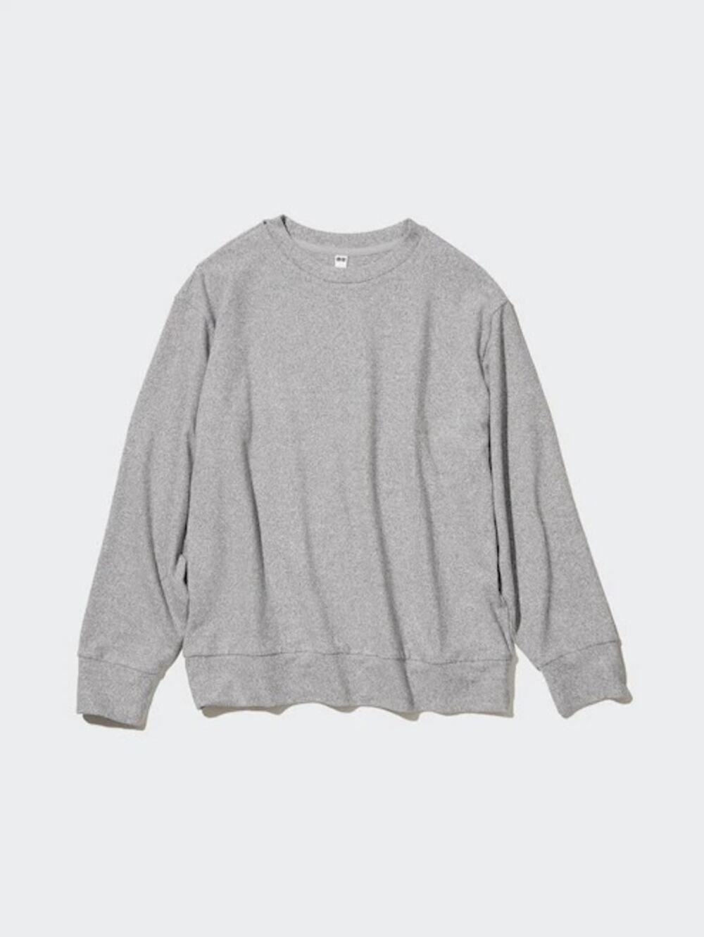 Uniqlo Women Soft Knitted Fleece Crewneck T Shirt Gray Xsmall